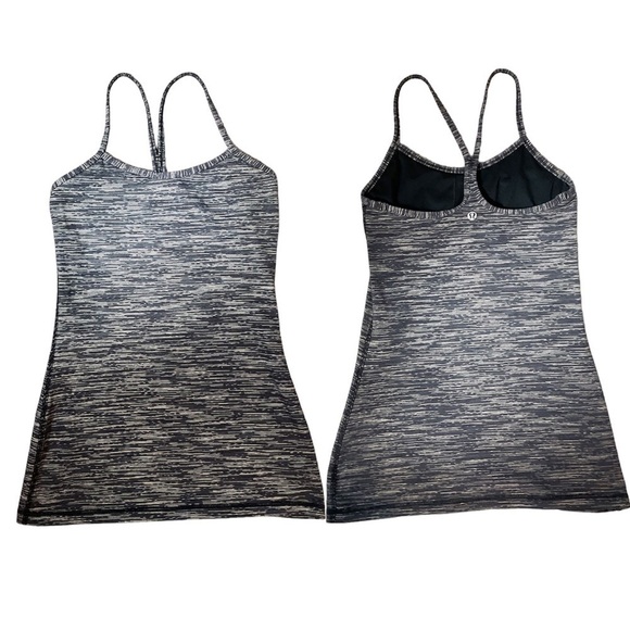Lululemon Gray Racerback Tank Top Size 4 - Picture 1 of 6
